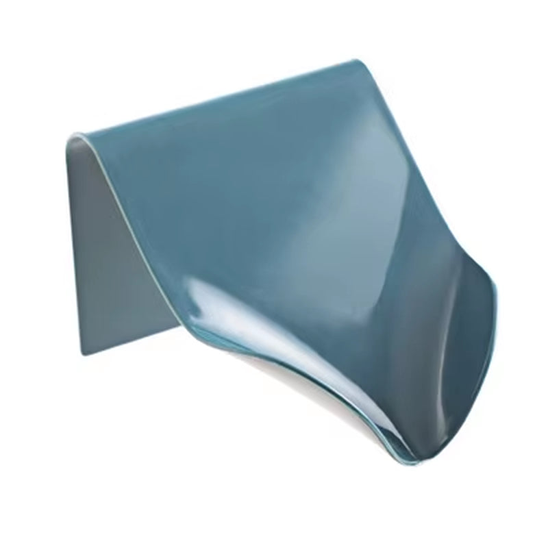 Wall Mounted Soap Dish Drain Soap Holder for Bathroom Self Adhesive Soap Dish Plastic Soap Container Bathroom Accessories